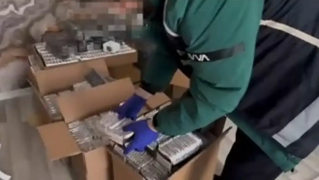 Kayseri’de kaçak sigara operasyonu: 1 gözaltı