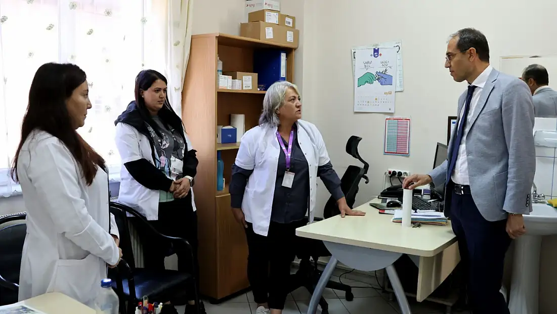 Müdür Erşan, hekimlerin talep ve ihtiyaçlarını dinledi