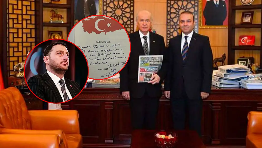 Yıldıray Çiçek’ten Başkan Kalın’a imzalı kitap hediyesi