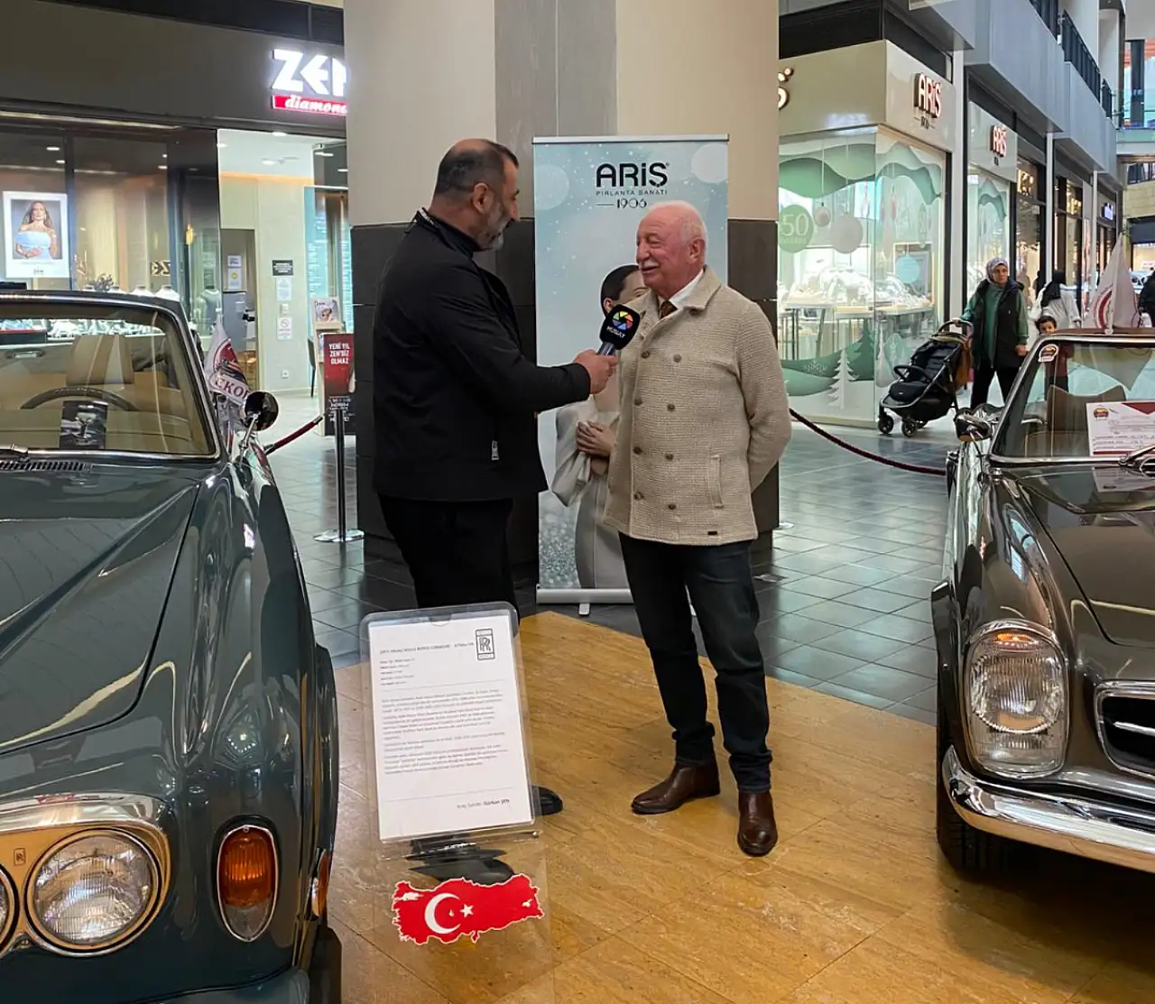 Erciyes Klasik Otomobilciler Derneği'nden klasik otomobil sergisi