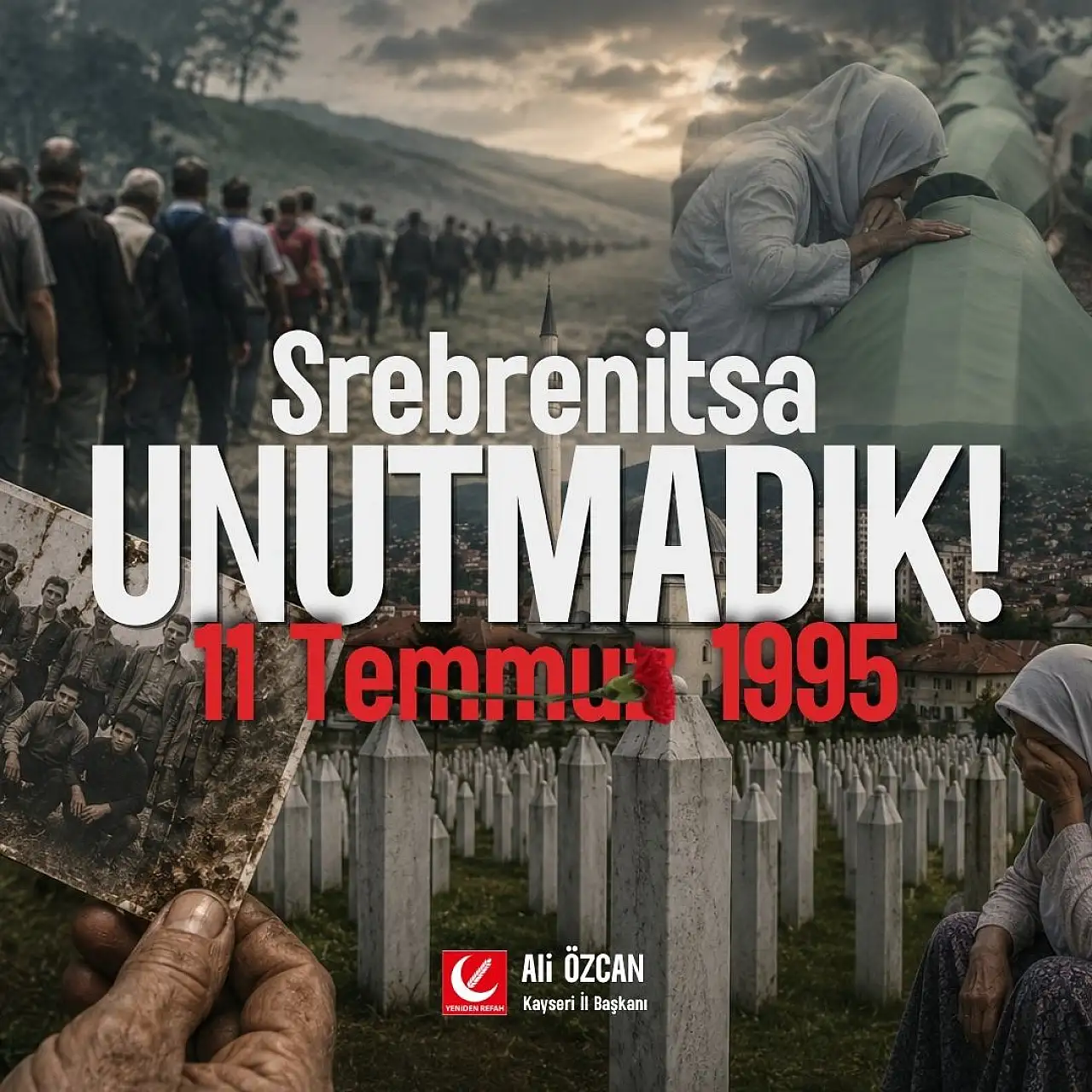 Ali Özcan'dan Srebrenitsa mesajı: Kara bir leke olarak hafızalarda yerini koruyor