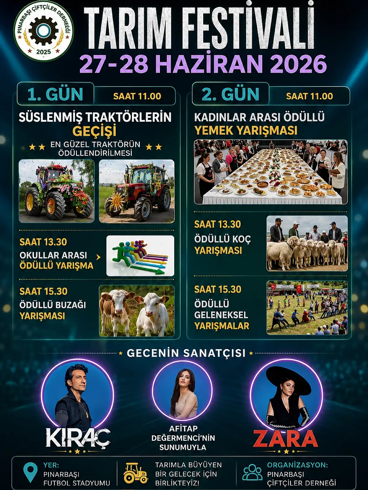 Tarımın kalbi Pınarbaşı'nda atacak