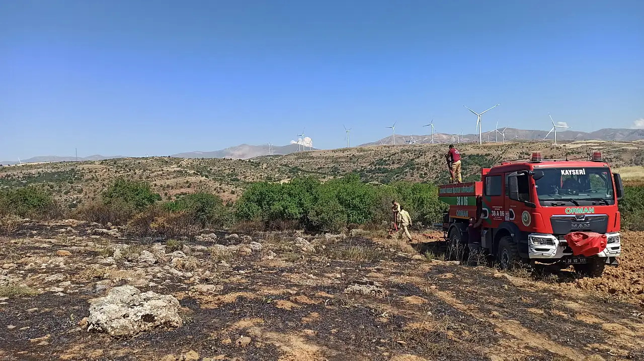 Yahyalı'daki yangın söndürüldü