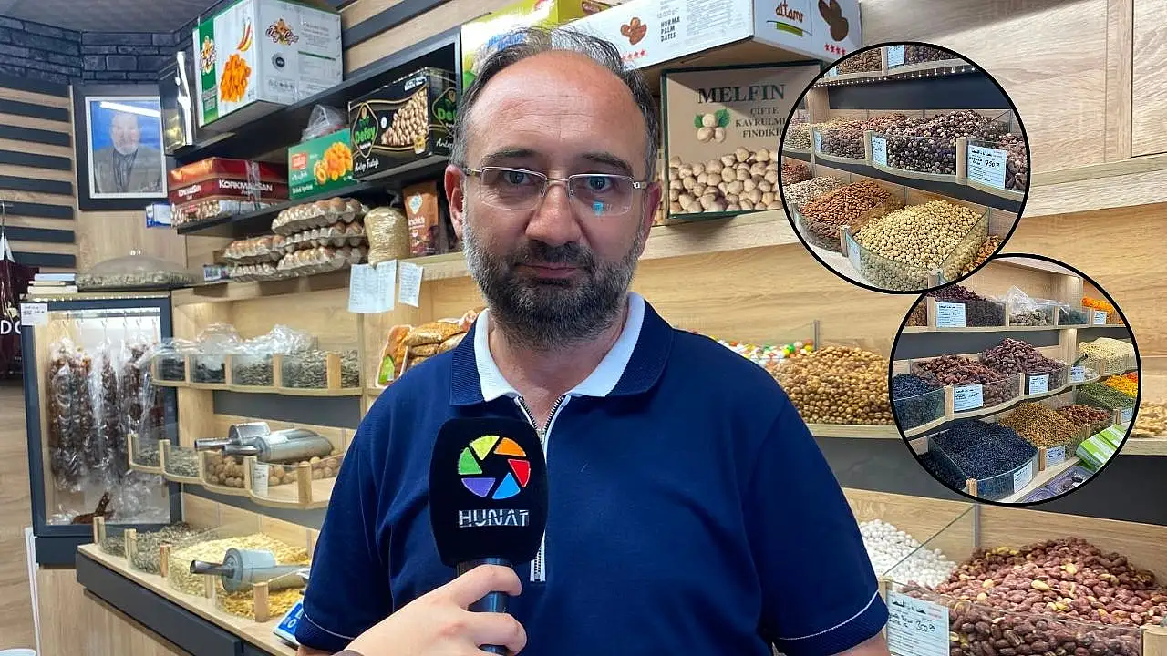 Aşure bereketi Kayseri çarşısını hareketlendirdi! Tarihi İstanbul Leblebicisi'nde Yoğunluk