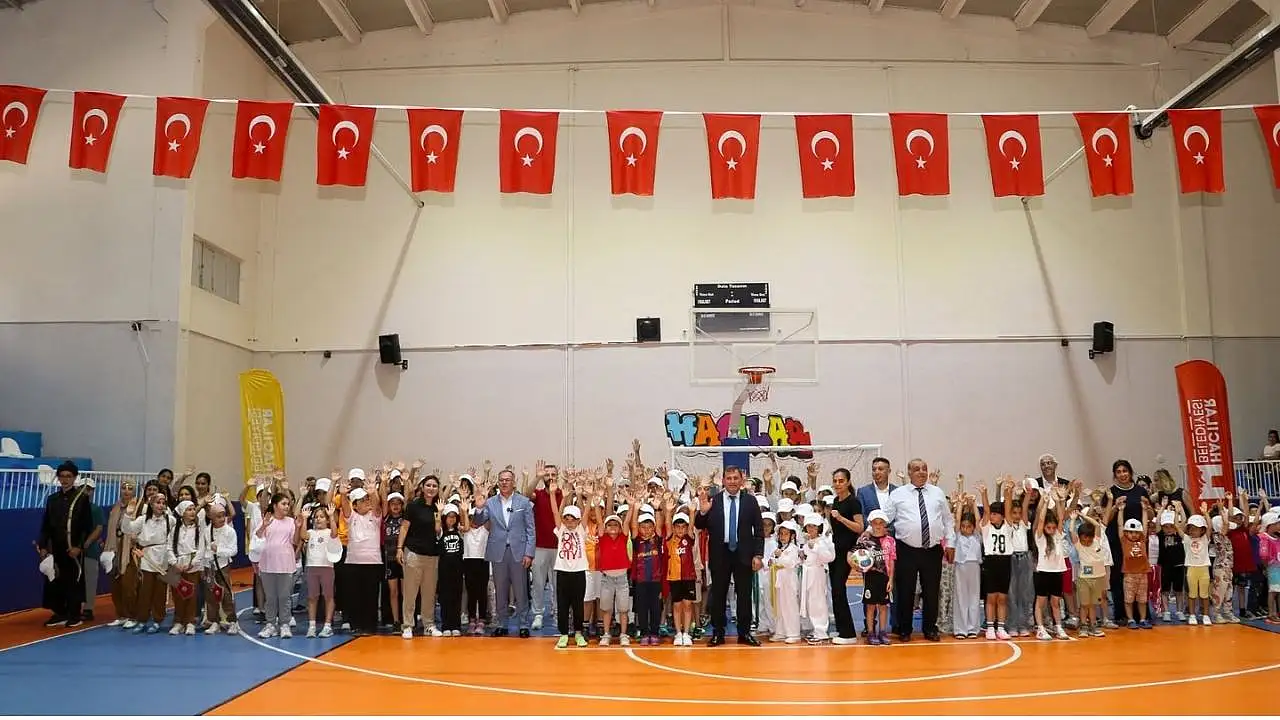 Hacılar'da Yaz Spor Okulları'nın açılış töreni yapıldı