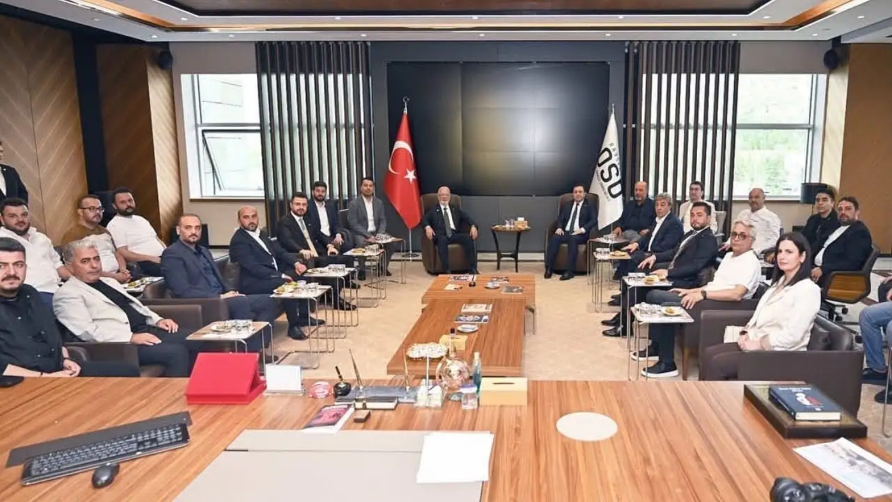 Mustafa Elitaş'tan Kayseri OSB yönetimine hayırlı olsun ziyareti