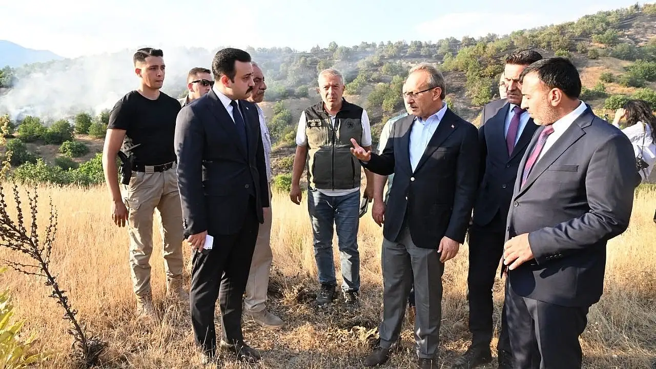Malatya'daki orman yangınını söndürme çalışmaları sürüyor