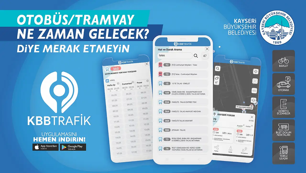 Büyükşehir, KBB Trafik uygulamasını tanıttı