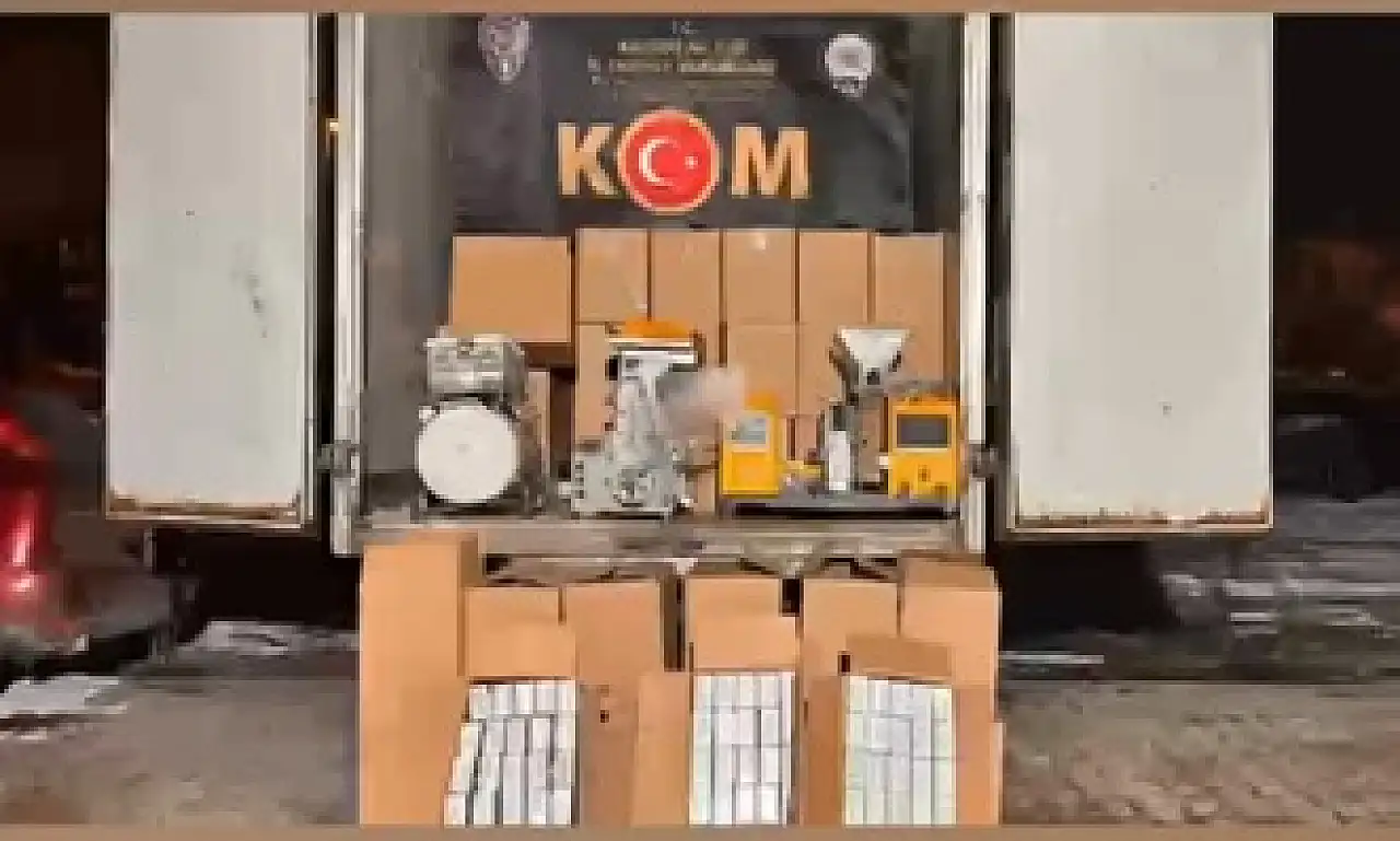Kayseri'de kaçak sigara operasyonu: 1 gözaltı