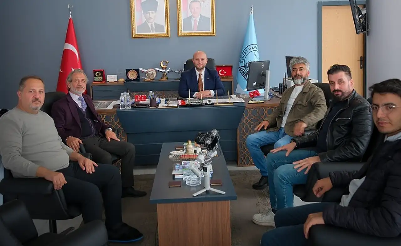 KESADER'den Kayseri Havalimanı Müdürü Akata'ya nezaket ziyareti