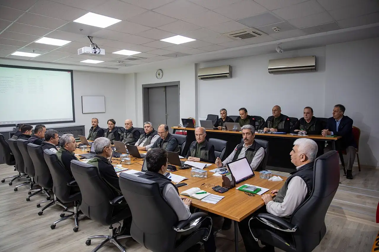 Orman Bölge Müdürlüğü'nde 2025 çalışma planı görüşüldü