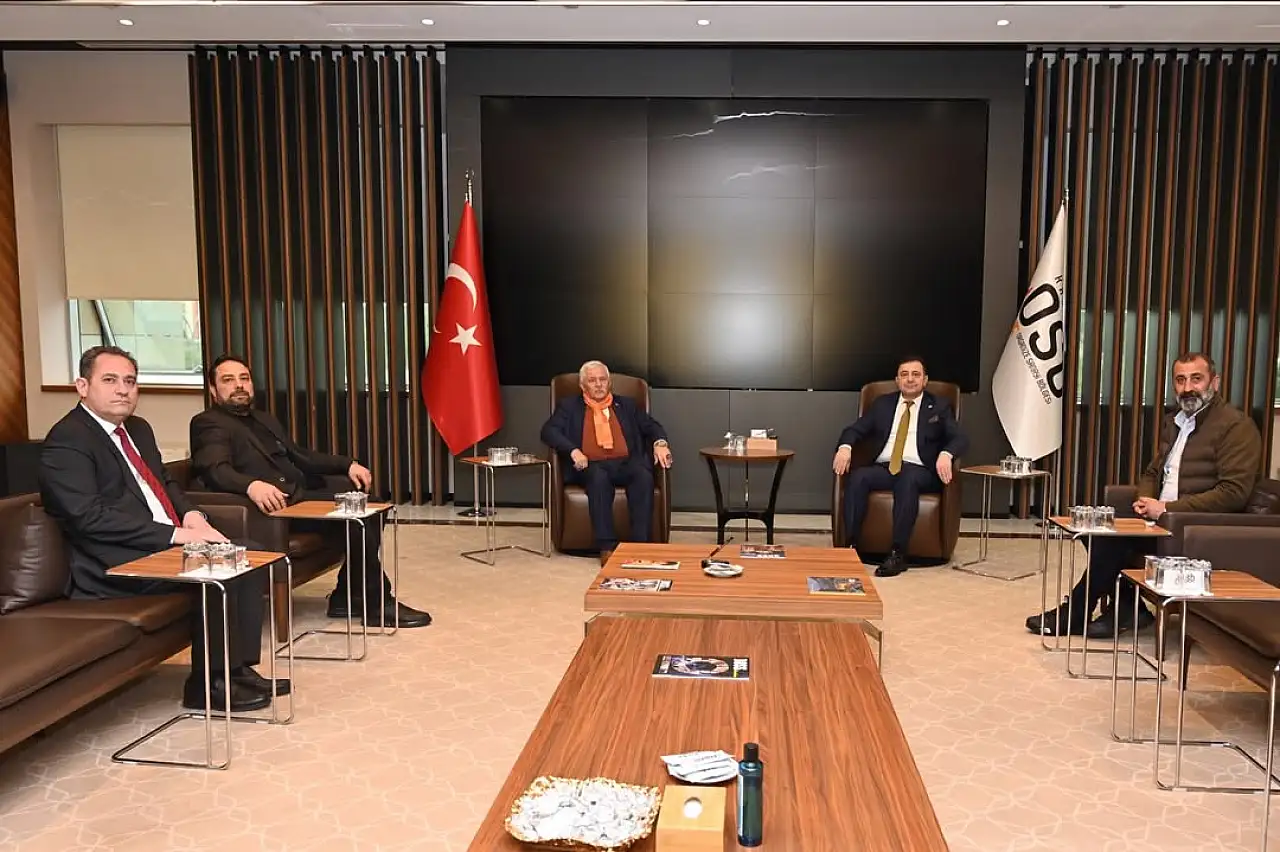KAY TV Genel Yayın Yönetmeni Açıkgöz'den Başkan Yalçın'a ziyaret
