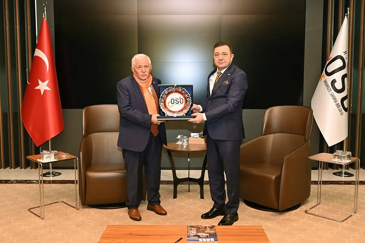 KAY TV Genel Yayın Yönetmeni Açıkgöz'den Başkan Yalçın'a ziyaret