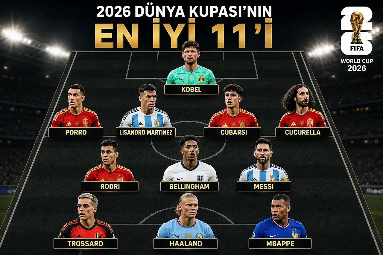2026 Dünya Kupası'nın en iyi 11'i açıklandı: Beşiktaş'ın yeni transferi de listede