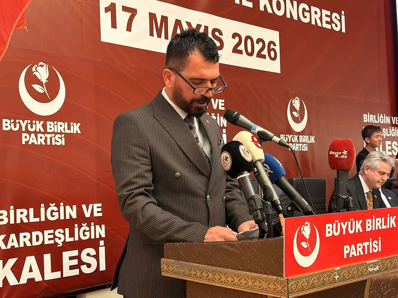 Büyük Birlik Partisi'nde Kayseri Olağan Genel Kurulu gerçekleşti
