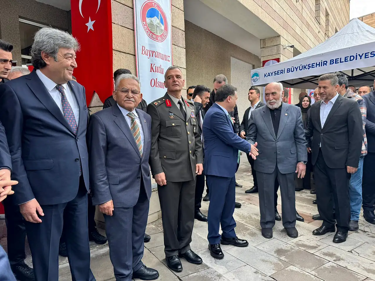 Kayseri protokolü bayramlaştı