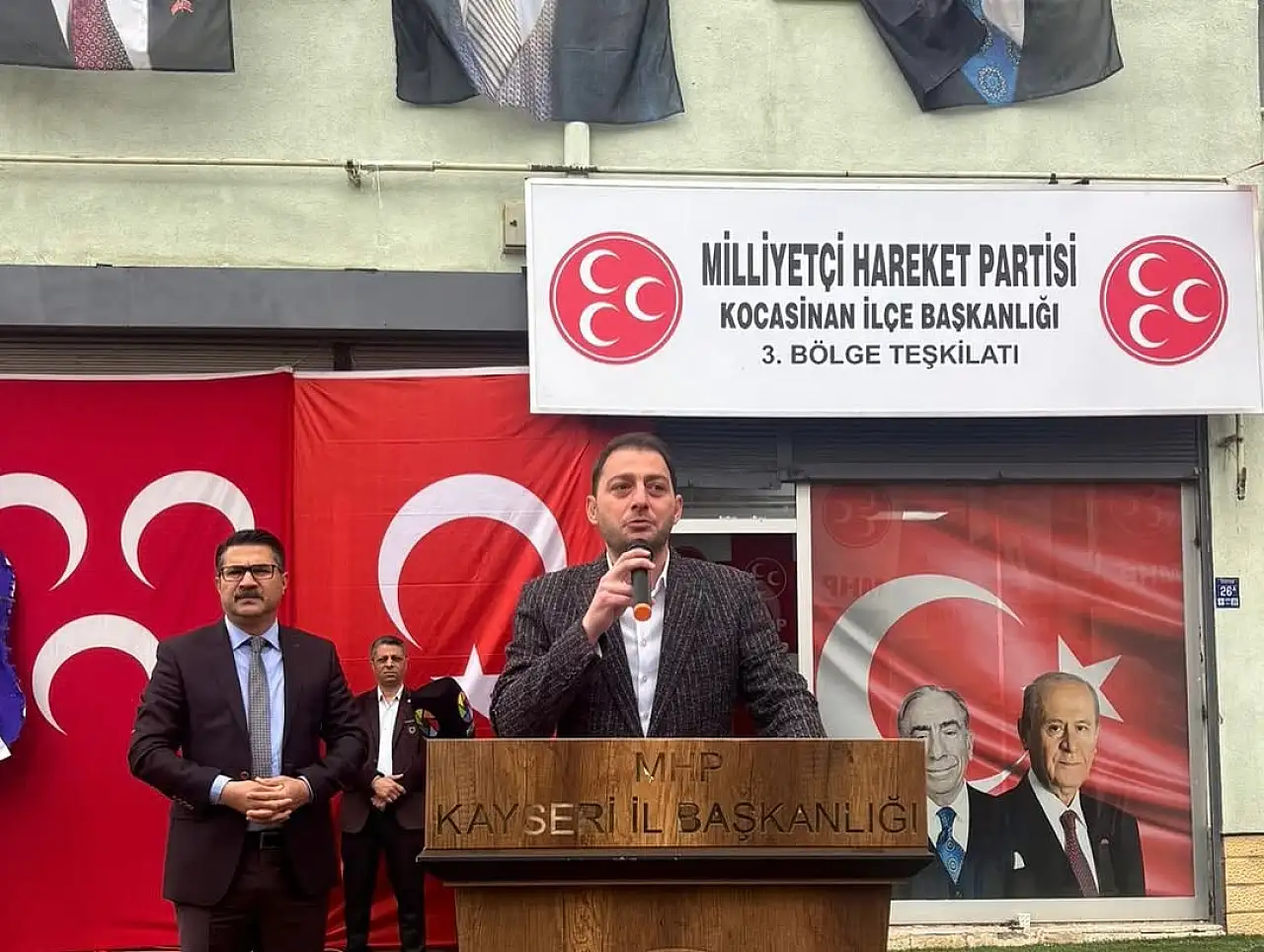 MHP Kocasinan'da 3. Bölge Teşkilatı hizmete açıldı