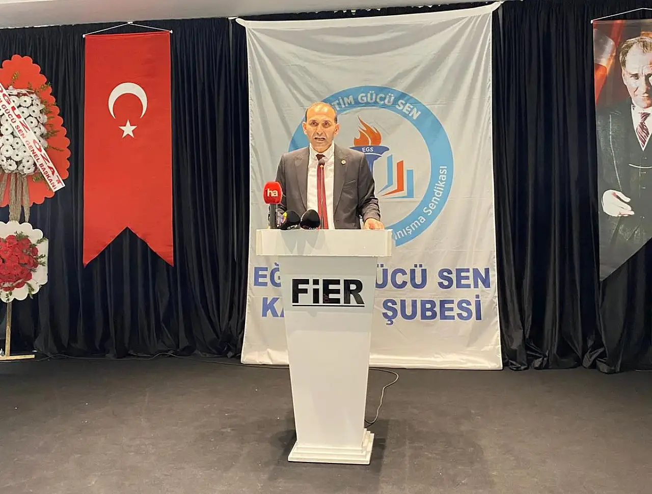 Eğitim Gücü Sen Kayseri Şubesi'nde 1. Olağan Genel Kurul gerçekleştirildi