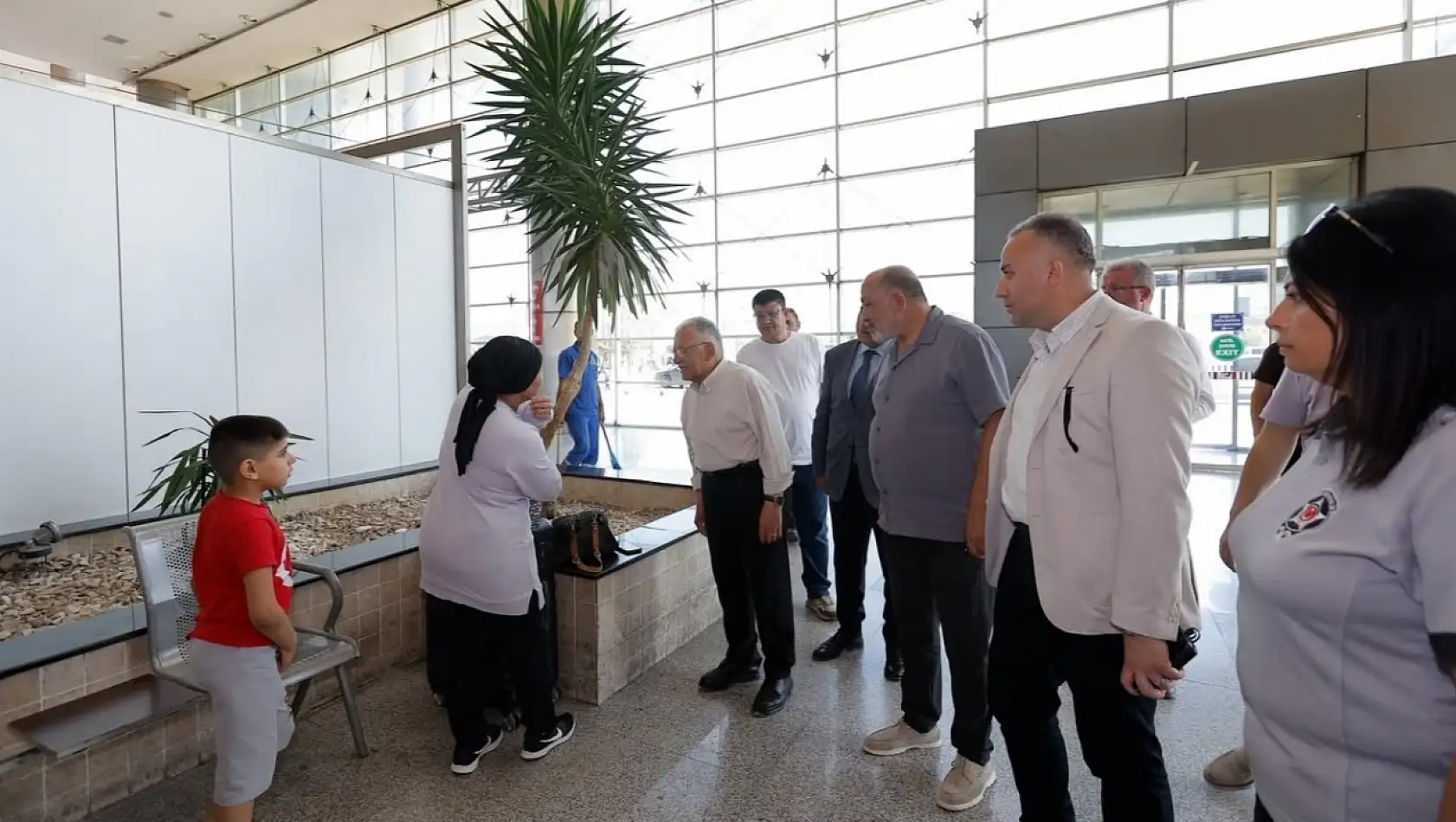 Başkan Büyükkılıç'tan Kayseri Şehir Terminali'ne ziyaret