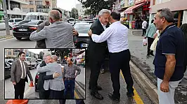 Yahyalı Belediye Başkanı Öztürk, bir gün önce sarıldığı Tümgüç'e veda etti