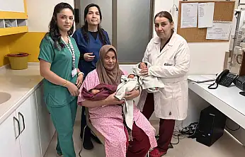 10 yıllık hasret üçüz bebek sevinciyle taçlandı