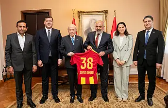 Ankara'da Kayserispor zirvesi: Kayserili heyetten MHP Lideri Bahçeli'ye ziyaret