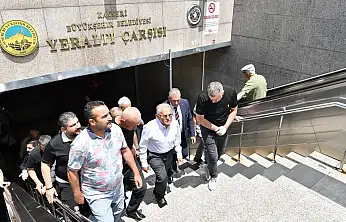Başkan Büyükkılıç'tan Yeraltı Çarşısı'na ziyaret