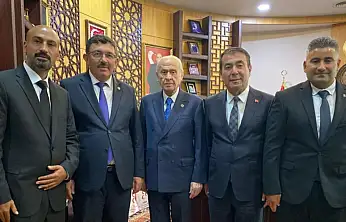 Başkan Metin'den MHP Lideri Bahçeli'ye ziyaret