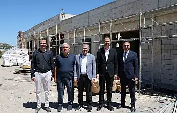 Başkan Özdoğan'dan 112 acil sağlık merkezi inşaatına yakın takip