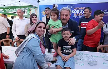 Başkan Palancıoğlu, Selimiye'de vatandaşla buluştu