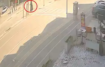Bursa'da yaya geçidinde dehşet anları