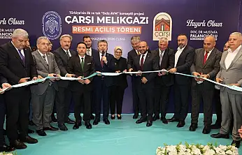 Çarşı Melikgazi'nin resmi açılışı Bakan Yumaklı'nın katılımıyla yapıldı