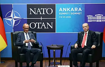 Cumhurbaşkanı Erdoğan, Almanya Başbakanı Merz ile bir araya geldi