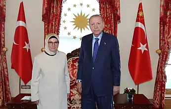 Cumhurbaşkanı Erdoğan, Vekil Böhürler'i Dolmabahçe'de kabul etti