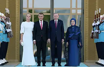 Cumhurbaşkanlığı Külliyesi'nde NATO Zirvesi resepsiyonu