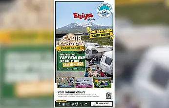 Erciyes Çadır Karavan Kamp Alanı misafirlerini bekliyor