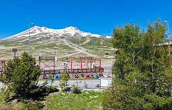 Erciyes'te çocuk bisiklet ve aktivite park sezonu açıldı