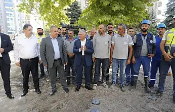 Eşref Bitlis Bulvarı'nda altyapı yenilendi