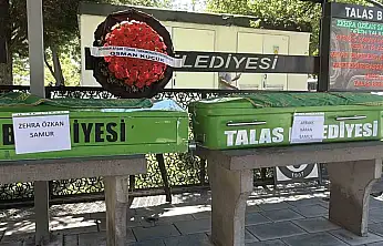 Kazada hayatını kaybeden anne ve 8 aylık bebeği yan yana toprağa verildi