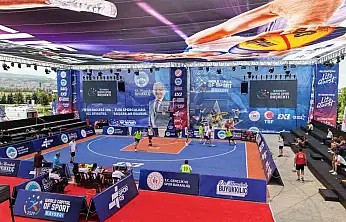 Kayseri'de FIBA 3x3 Lite Quest 2026 Turnuvası başladı
