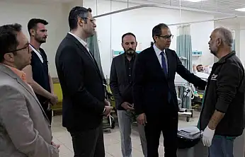 İl Sağlık Müdürü Erşan'dan Kayseri Devlet Hastanesi'nde inceleme
