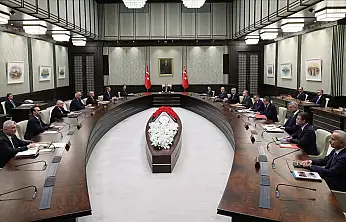 Kabine toplanıyor: Gündemde terör, ekonomi ve bölgesel gelişmeler var