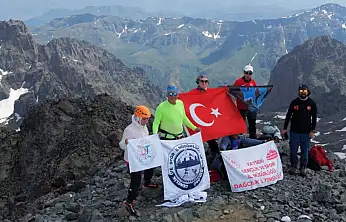 Kaçkar ve Verçenik zirvelerine 2026'nın ilk imzası Kayseri'den geldi