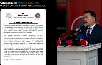 Kar tatiline tepki veren vatandaşa Vali Çiçek'ten yanıt: Yerimde olsan ne yapardın?