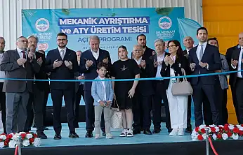 Kayseri'de 1200 ton kapasiteli atık tesisi hizmete açıldı