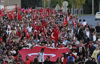 Kayseri'de 15 Temmuz Demokrasi ve Milli Birlik Günü coşkuyla kutlandı