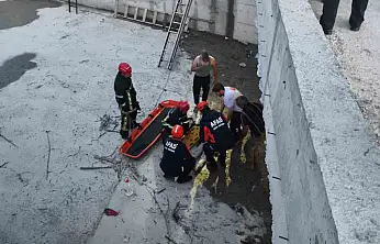 Kayseri'de bisiklet sürerken su kanalına düşen çocuk kurtarıldı
