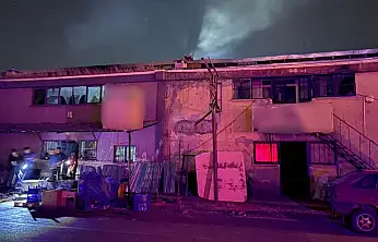 Kayseri'de Galvaniz kaplama atölyesinde yangın çıktı! Ekipler büyümeden söndürdü