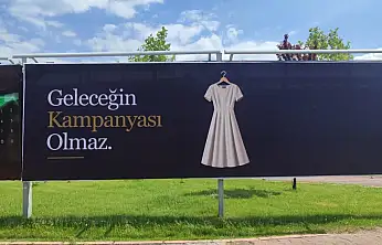 Kayseri'de gizemli billboard merak uyandırdı
