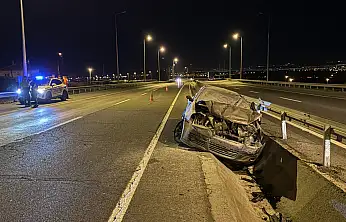 Kayseri'de iki otomobilin çarpıştığı kazada 3 yaşındaki bebek yaralandı